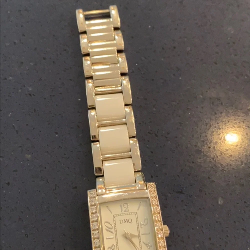 Silver and Crystal Watch